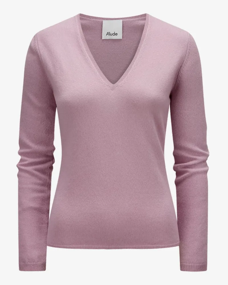 ALLUDE Cashmere-Pullover Rosa