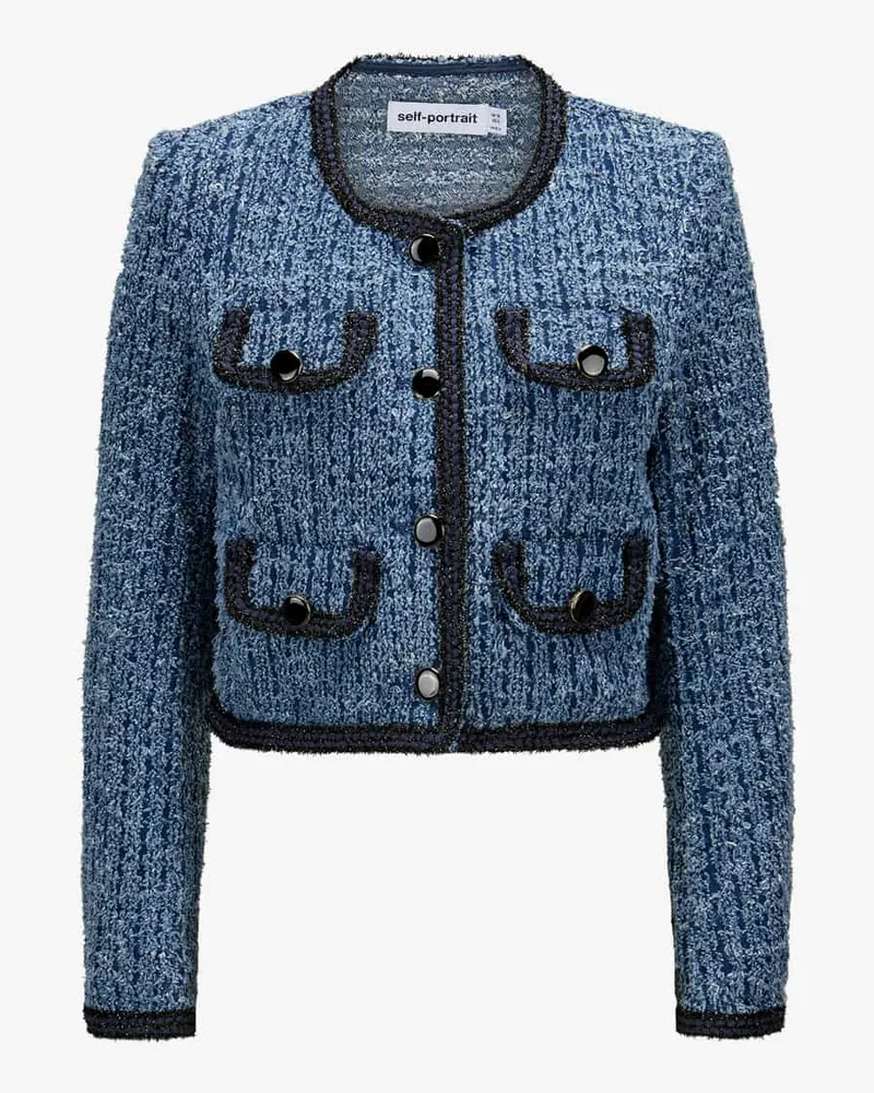 Self-Portrait Blazer Blau