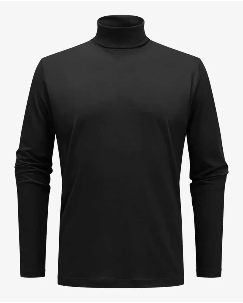 Stefan Brandt Eli Rollkragen-Longsleeve Schwarz