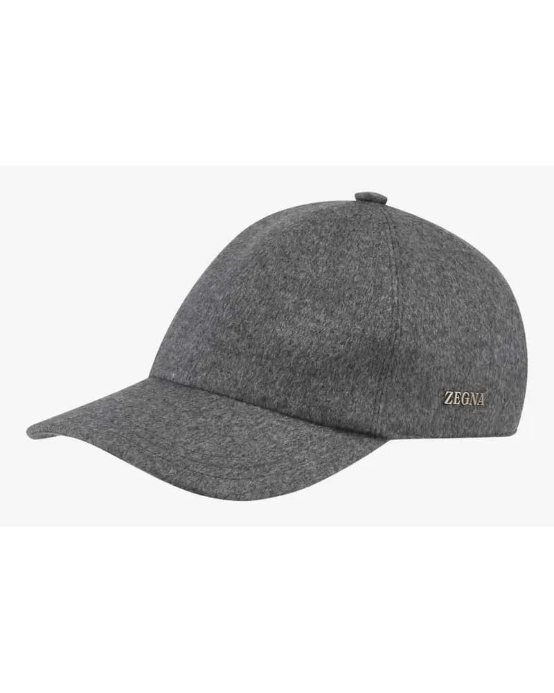 Ermenegildo Zegna Oasi Cashmere-Cap Grau