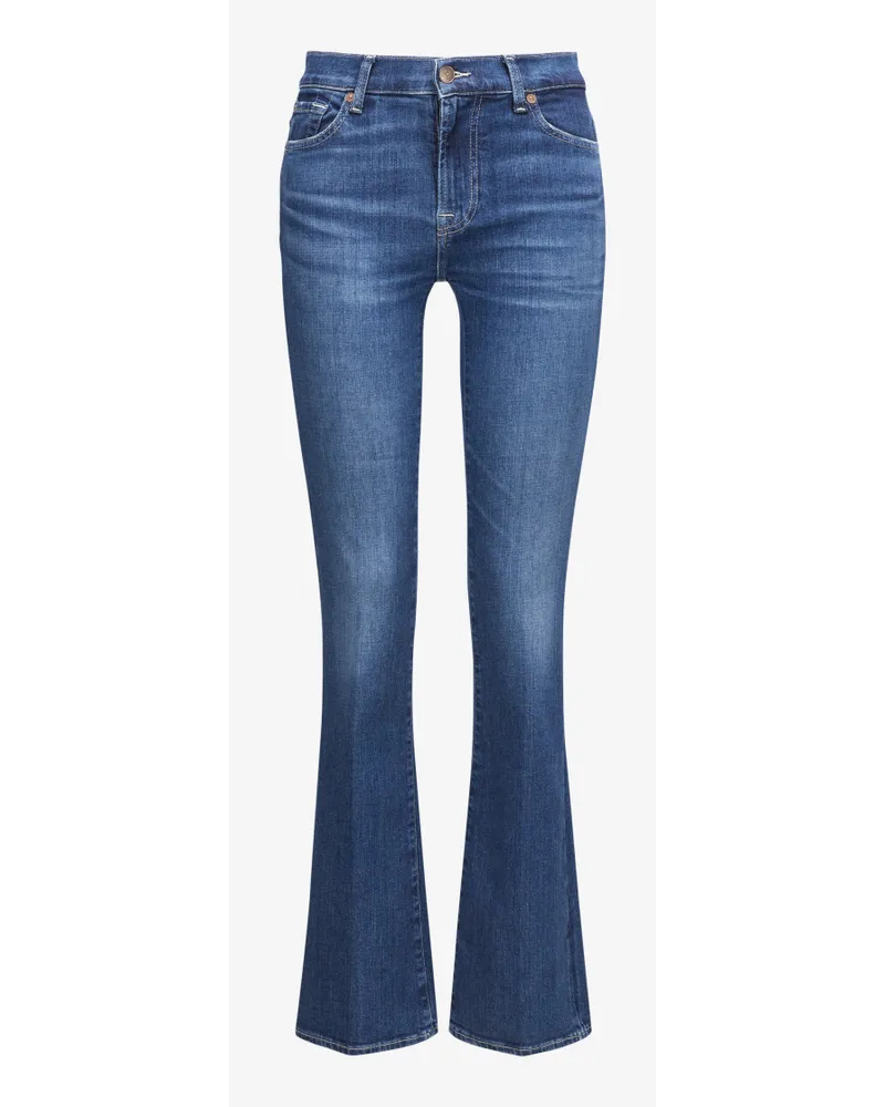 7 for all mankind Santa Monica Jeans Bootcut Slim Illusion Blau