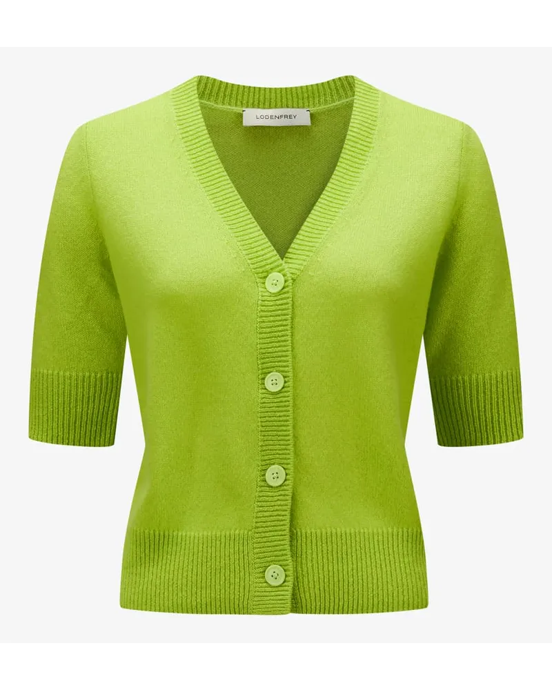 Lodenfrey Cashmere-Strickjacke Grün