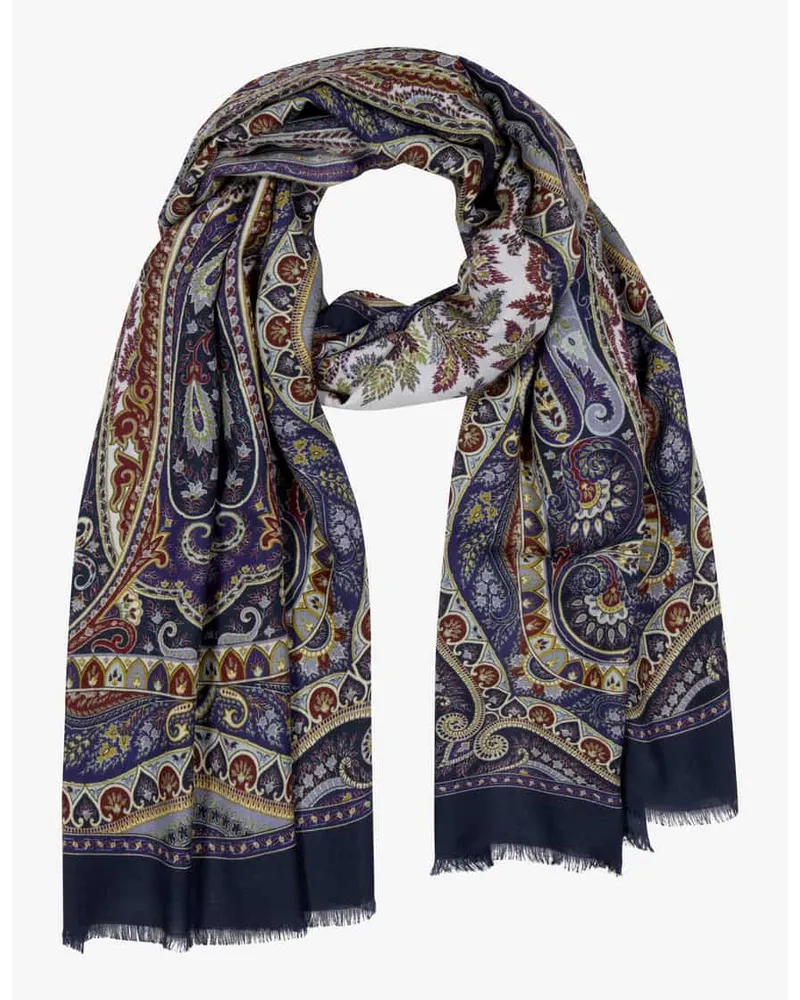 Etro Schal Blau