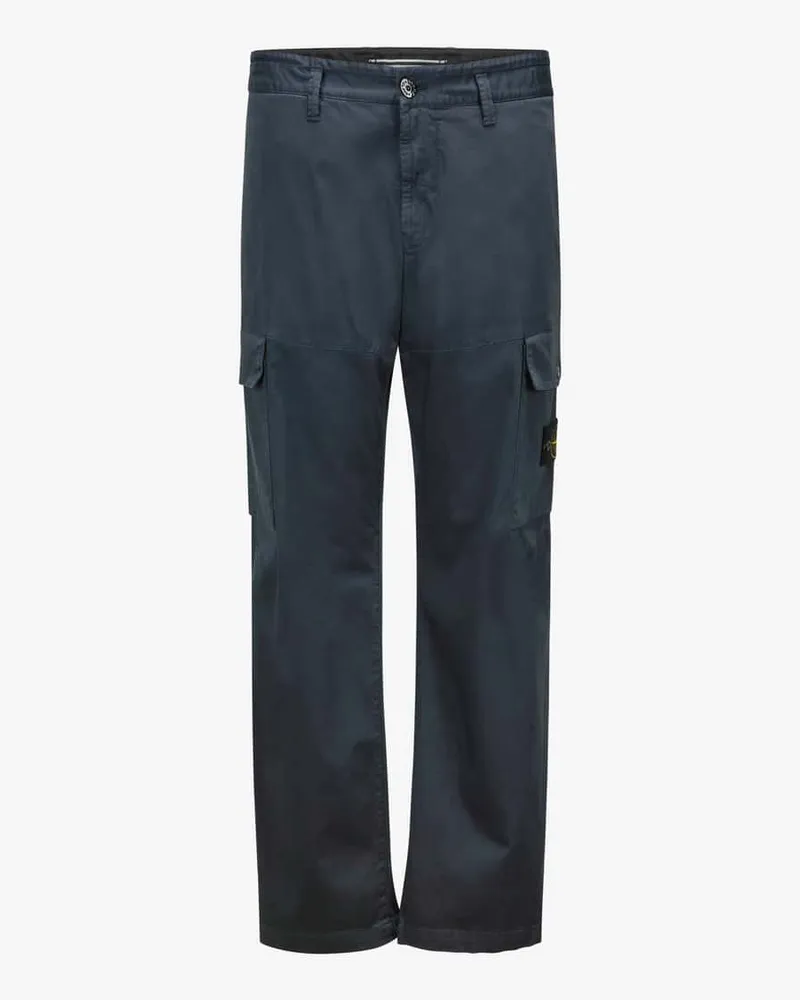 Stone Island Cargohose Regular Fit Blau