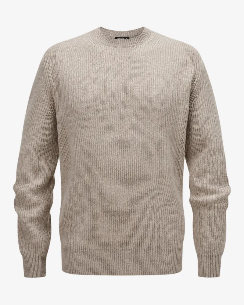 Ermenegildo Zegna Cashmere-Pullover Beige