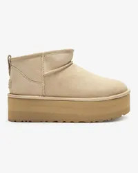 UGG Ultra Mini Platform Boots Beige