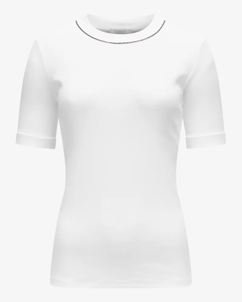 Peserico T-Shirt Weiß