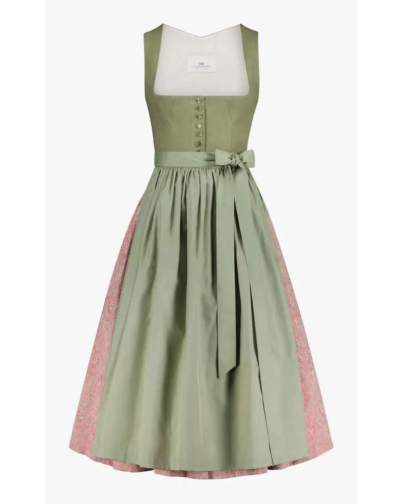 Lodenfrey Midi-Dirndl mit Schürze Grün