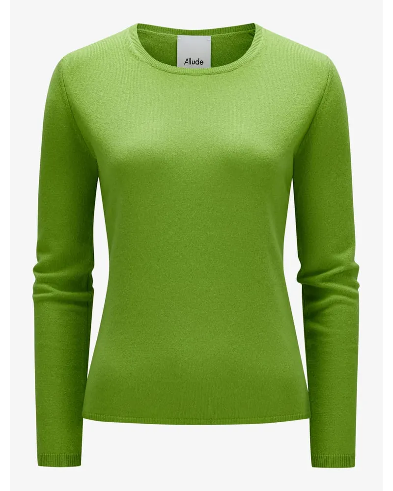 ALLUDE Cashmere-Pullover Grün