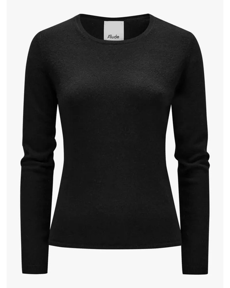 ALLUDE Cashmere-Pullover Schwarz