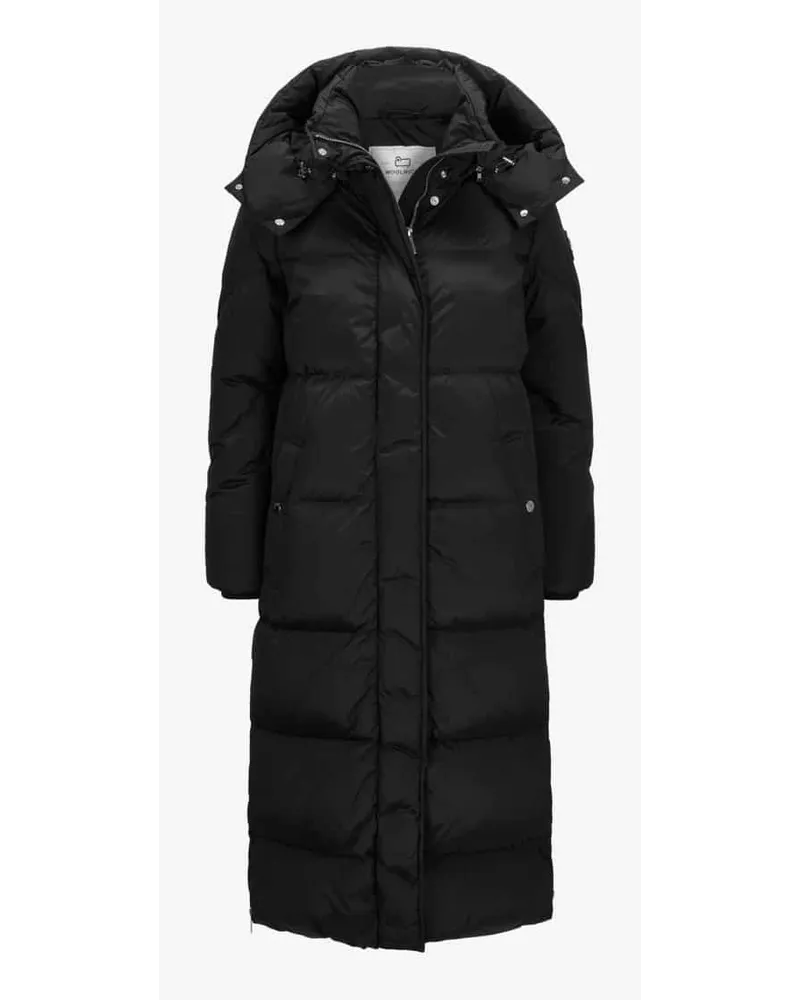 Woolrich Aurora long Daunenmantel Schwarz