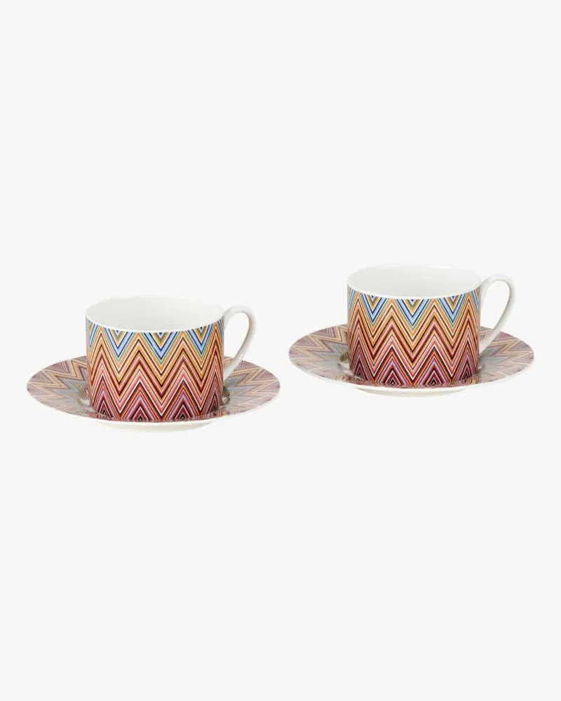 Missoni Home Zig Zag Jarris Kaffeetassen-Set Bunt