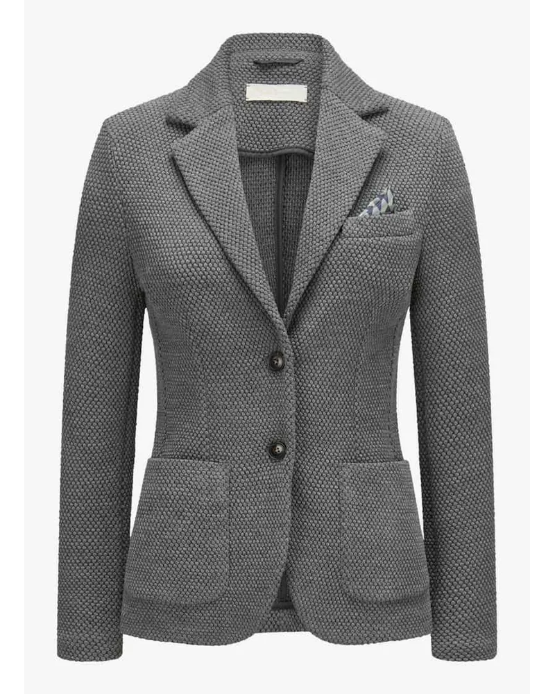 CIRCOLO 1901 Strickblazer Grau