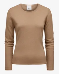 ALLUDE Cashmere-Pullover Beige