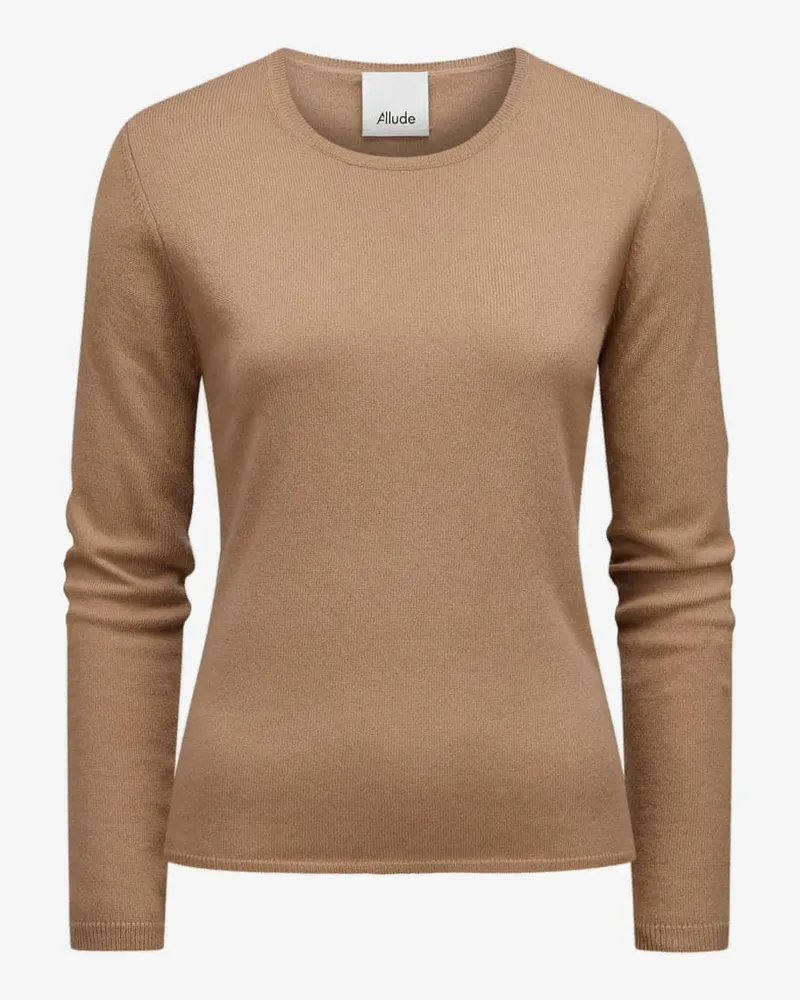 ALLUDE Cashmere-Pullover Beige