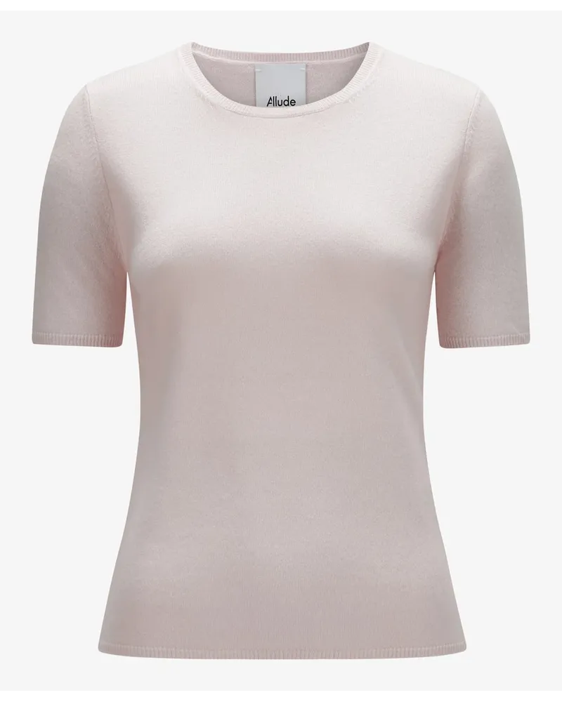 ALLUDE Cashmere-Strickshirt Rosa