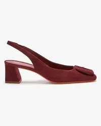 Santoni Slingpumps Rot