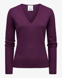 ALLUDE Cashmere-Pullover Violett