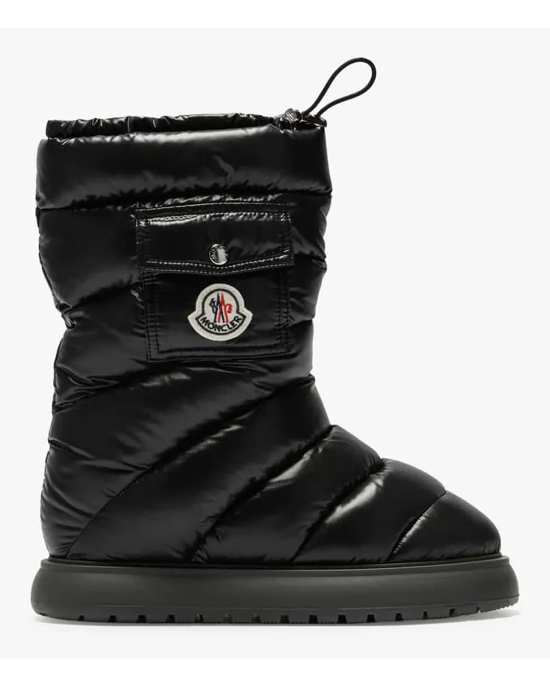 Moncler Gaia Pocket Mid Stiefel Schwarz