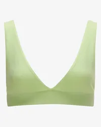 Lisa Yang Capucine Cashmere-Bustier-Top Grün