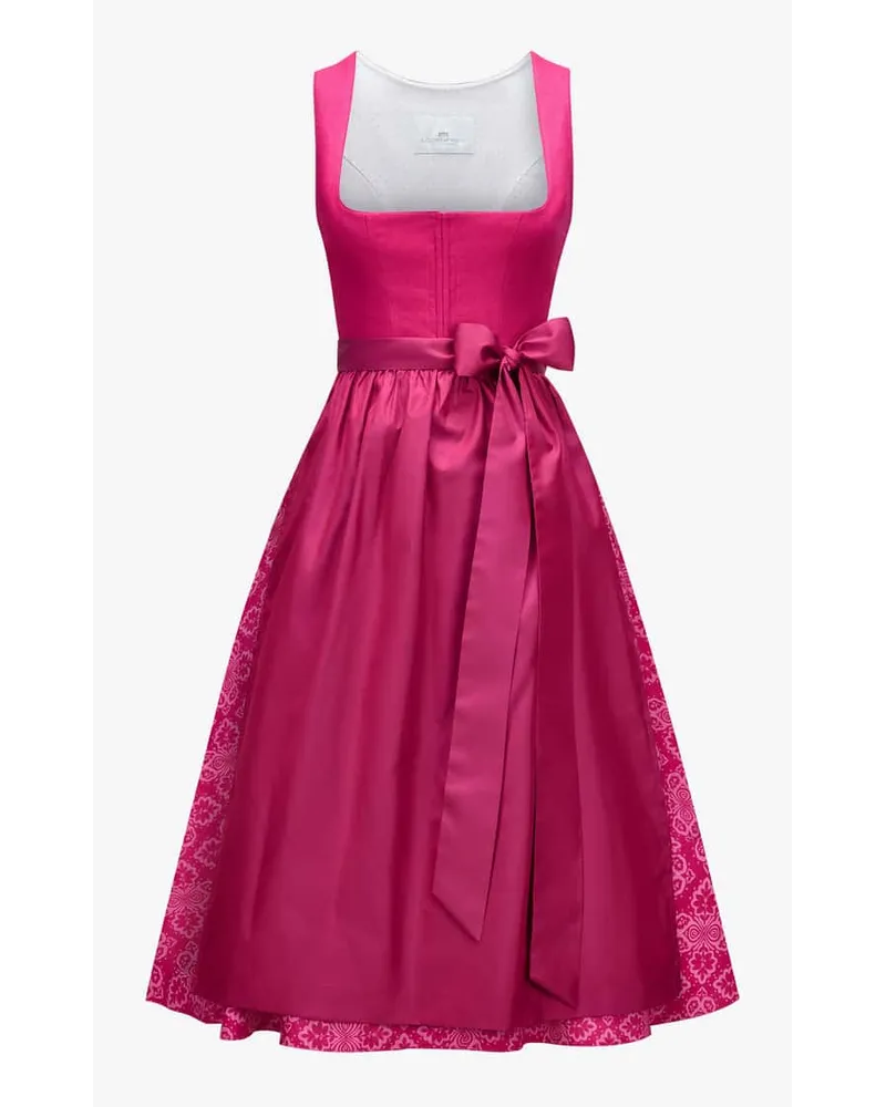 Lodenfrey Midi-Wiesndirndl mit Schürze Pink