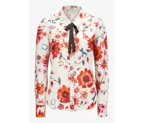 Floral Ease Leinenbluse