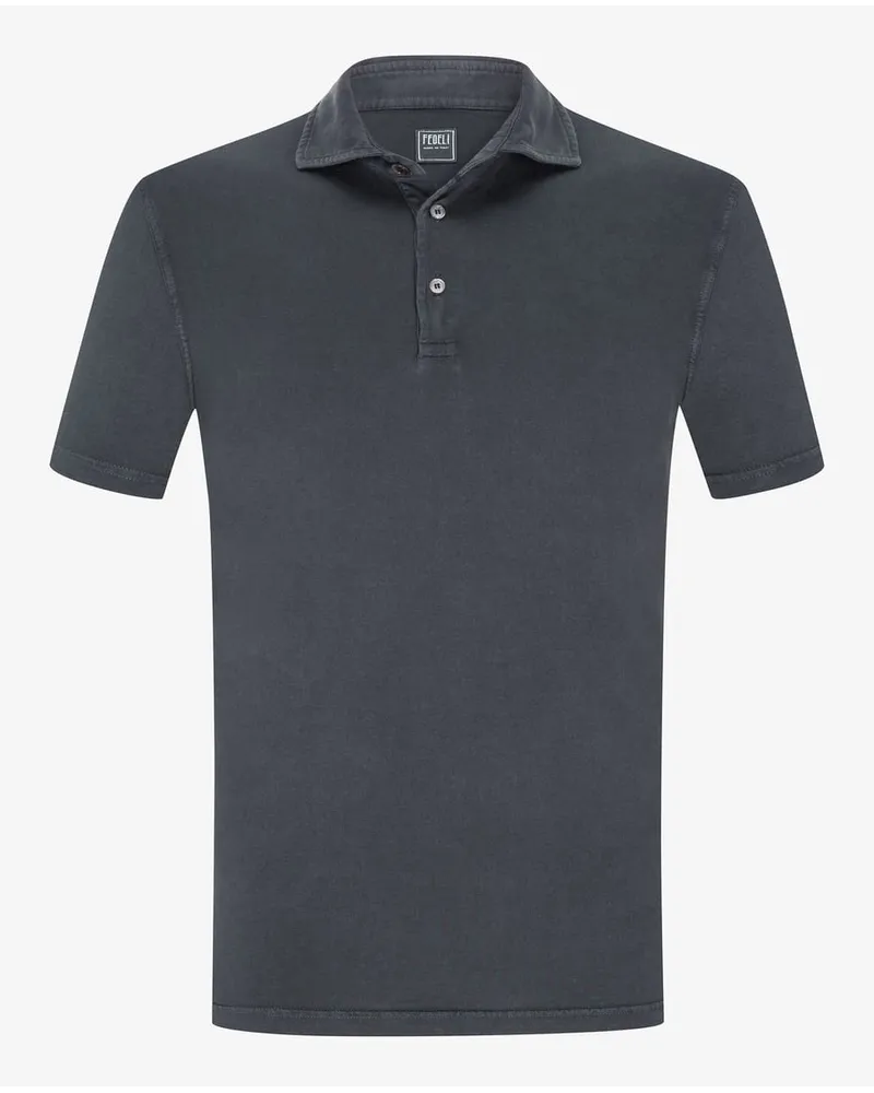 Fedeli Zero Polo-Shirt Grau