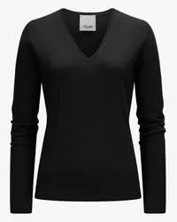 ALLUDE Cashmere-Pullover Schwarz