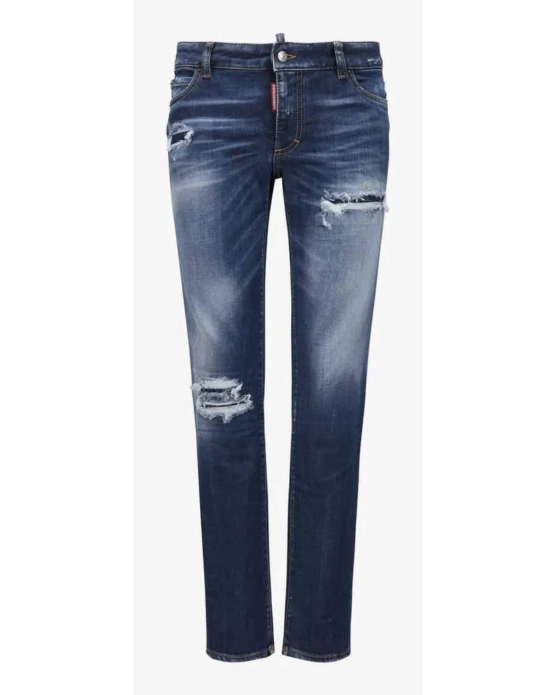 Dsquared2 Jennifer Jeans Medium Waist Blau