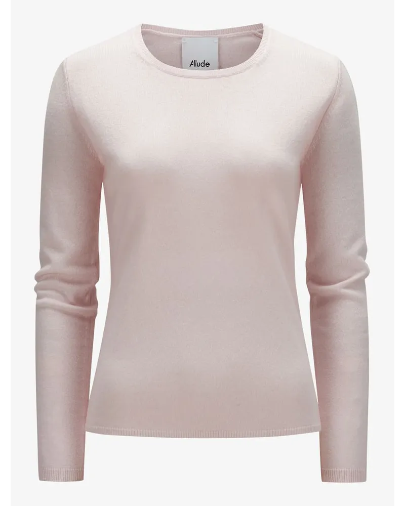 ALLUDE Cashmere-Pullover Rosa