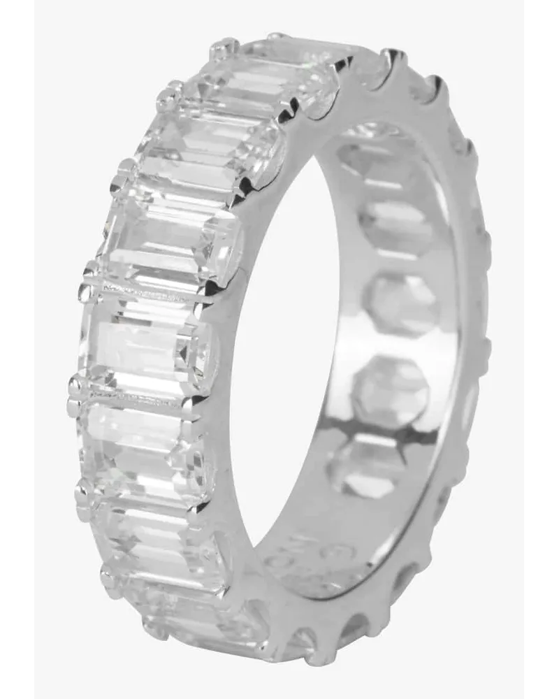 Hatton Labs Octagon Eternity Ring Silbern