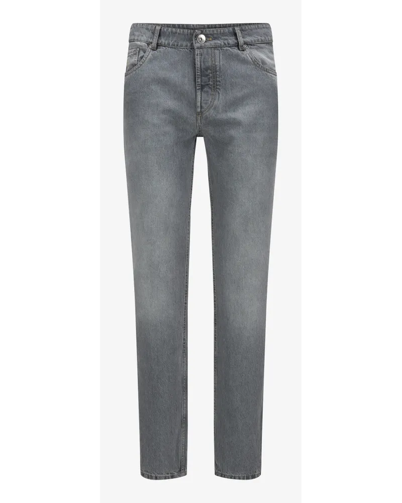 Brunello Cucinelli Jeans Traditional Fit Grau