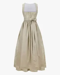 Sportalm Dirndl lang mit Schürze Beige