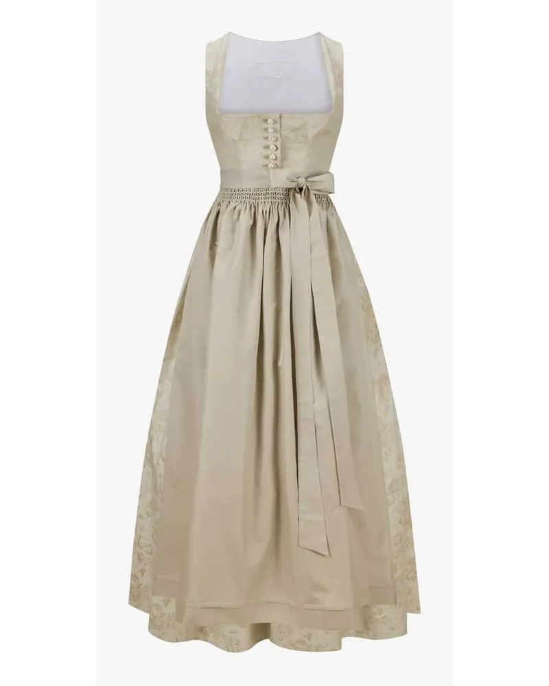 Sportalm Dirndl lang mit Schürze Beige