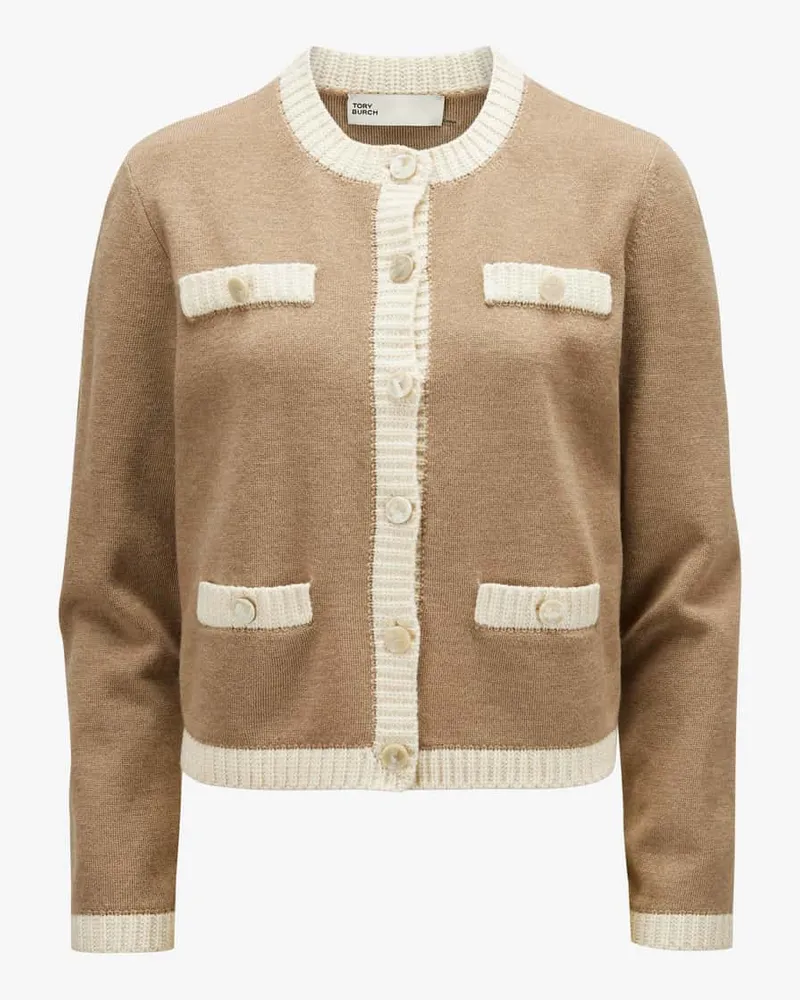 Tory Burch Strickjacke Beige