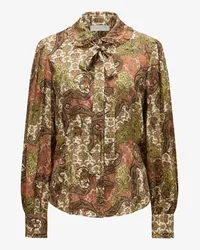 Ulla Johnson Vedra Seidenbluse Braun