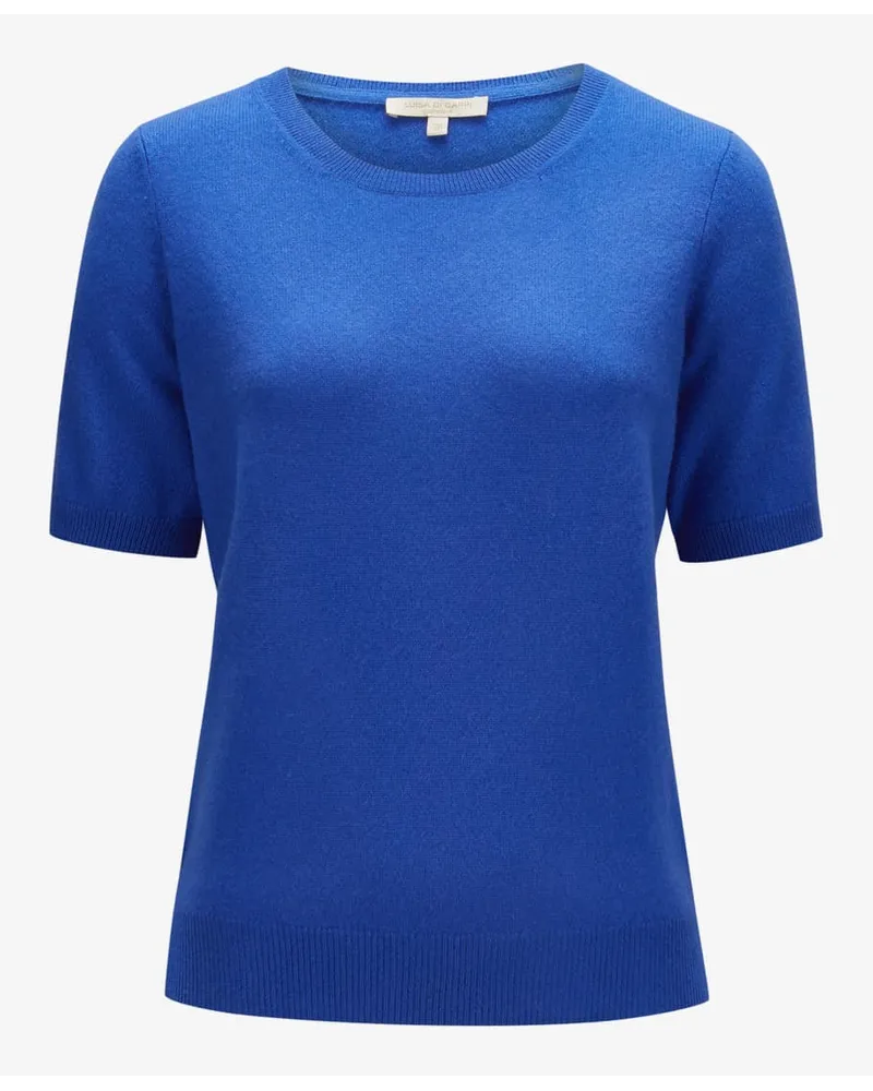 Luisa Di Carpi Cashmere-Strickshirt Blau