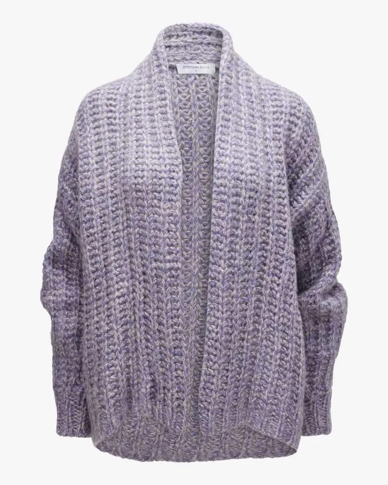 Stephan Boya Patty Cashmere-Cardigan Violett