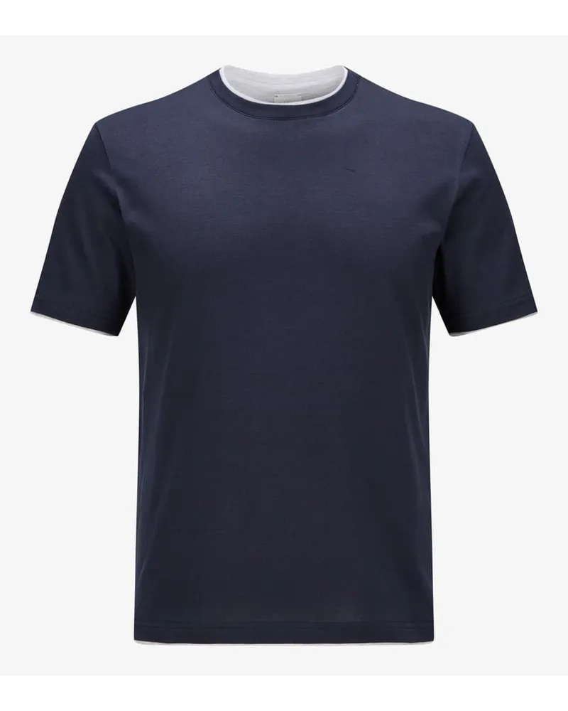 Eleventy T-Shirt Blau