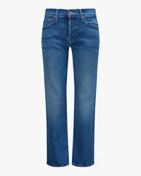 Mother The Slider Hover Jeans Straight Blau