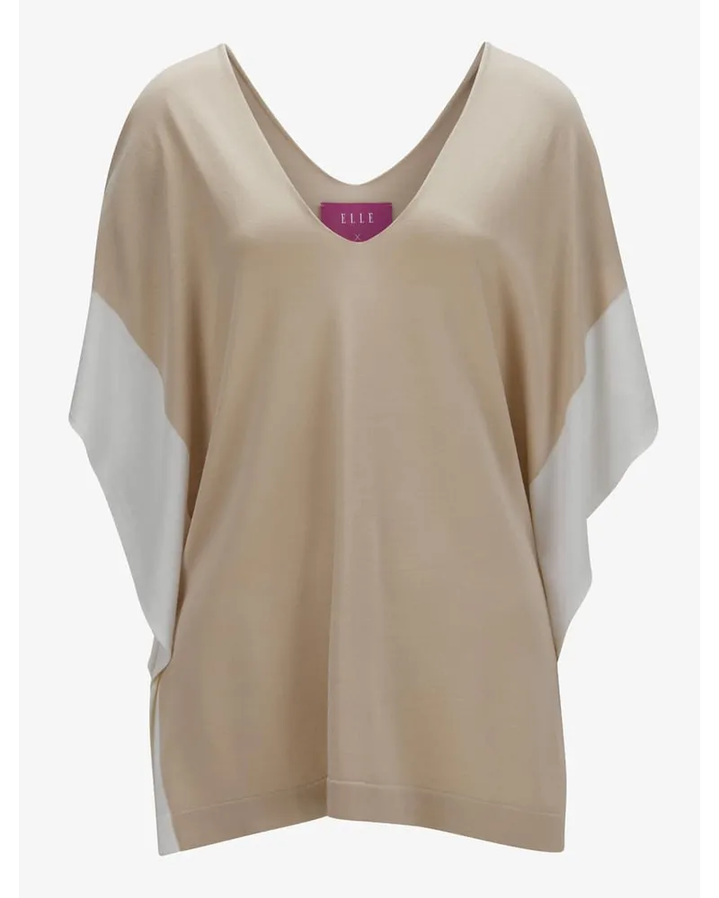 LU REN Poncho Beige