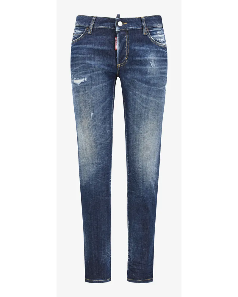 Dsquared2 Jennifer Jeans Medium Waist Blau