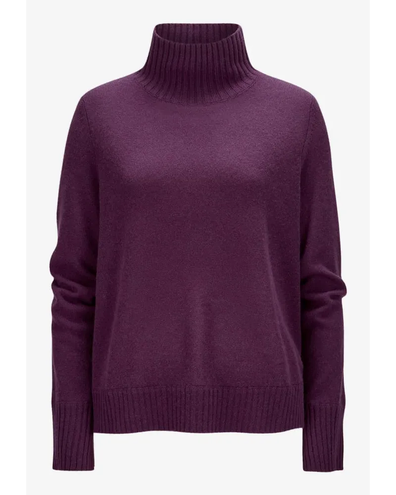 ALLUDE Cashmere-Pullover Violett