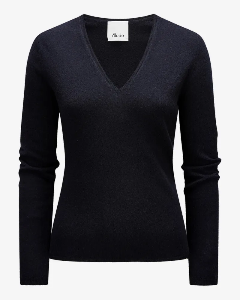 ALLUDE Cashmere-Pullover Blau