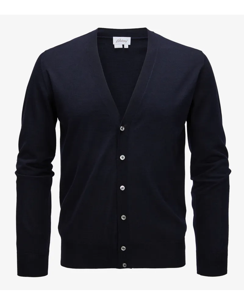 Brioni Strickjacke Blau