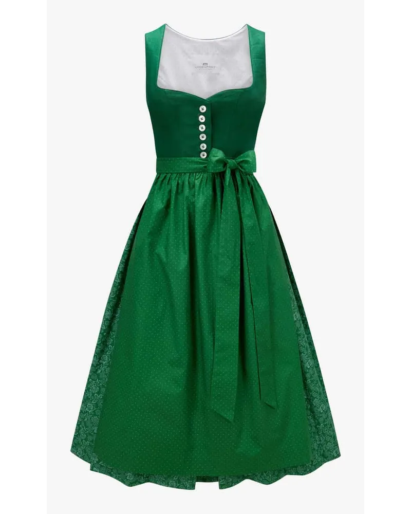 Lodenfrey Dirndl lang mit Schürze Grün