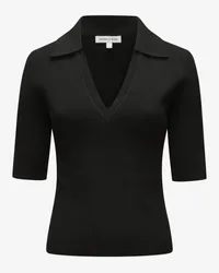 Veronica Beard Emily Poloshirt Schwarz