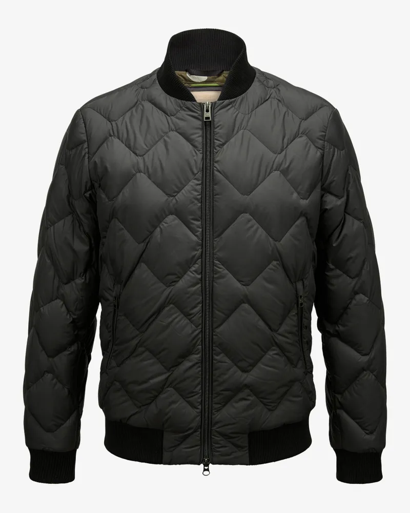 Woolrich Heritage Daunen-Bomberjacke Schwarz