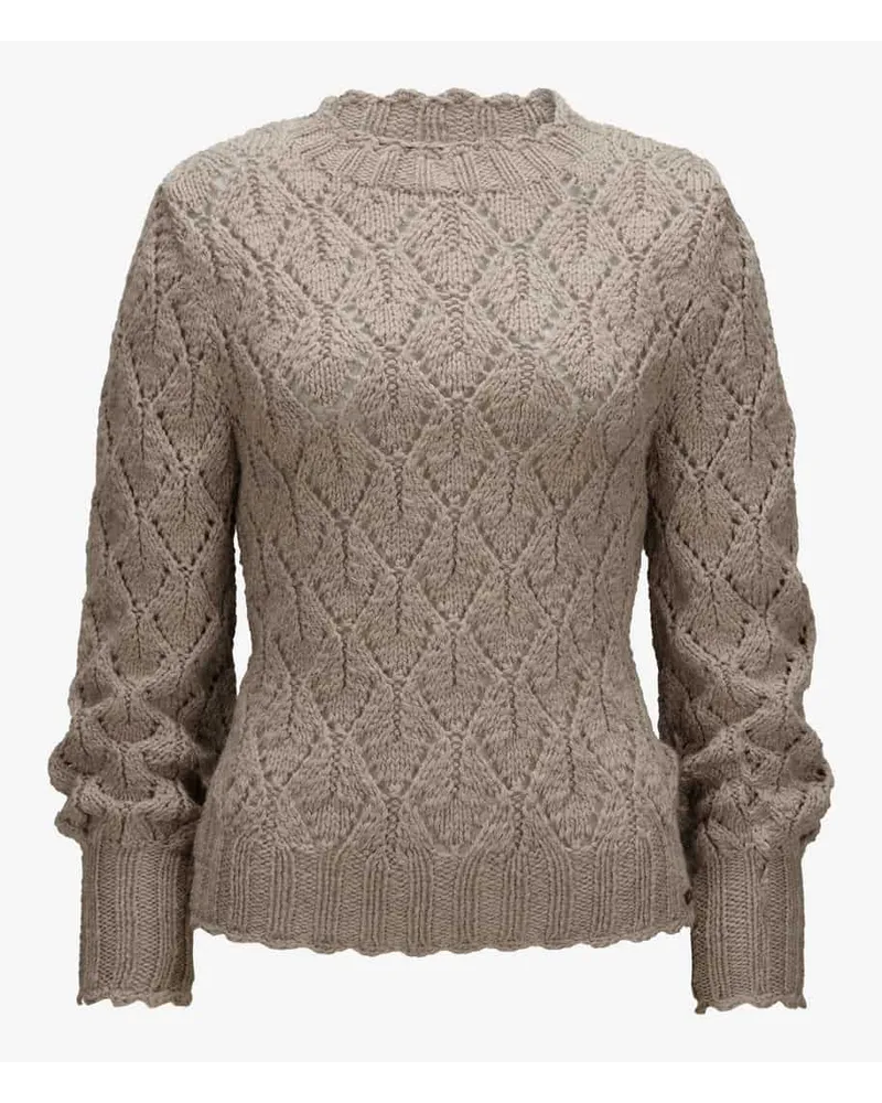 Pezzo Trachten-Pullover Beige