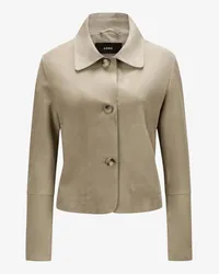 Arma Emy Lederjacke Beige